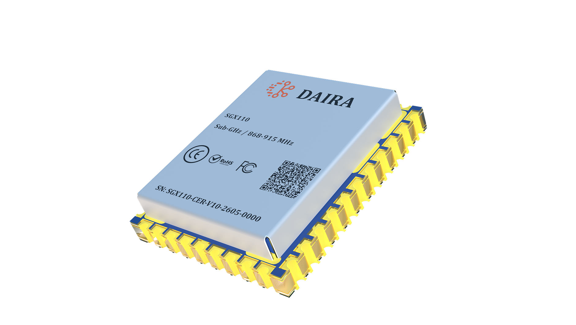 SGX110 LPWAN Module (Ceramic Antenna) (SGX110-CER) image 3