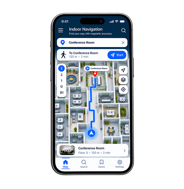 Indoor Magnetic Navigation (APP-INDOOR-NAV)