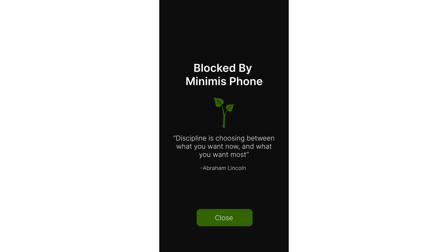 Minimis Dumb Phone Launcher (iOS) (APP-MINIMIS-IOS) image 1