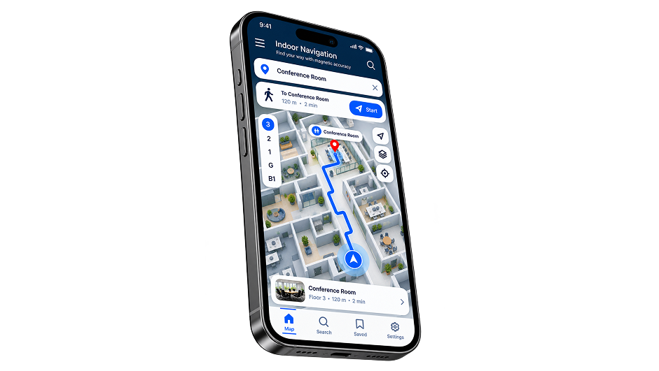 Indoor Magnetic Navigation (APP-INDOOR-NAV) image 1